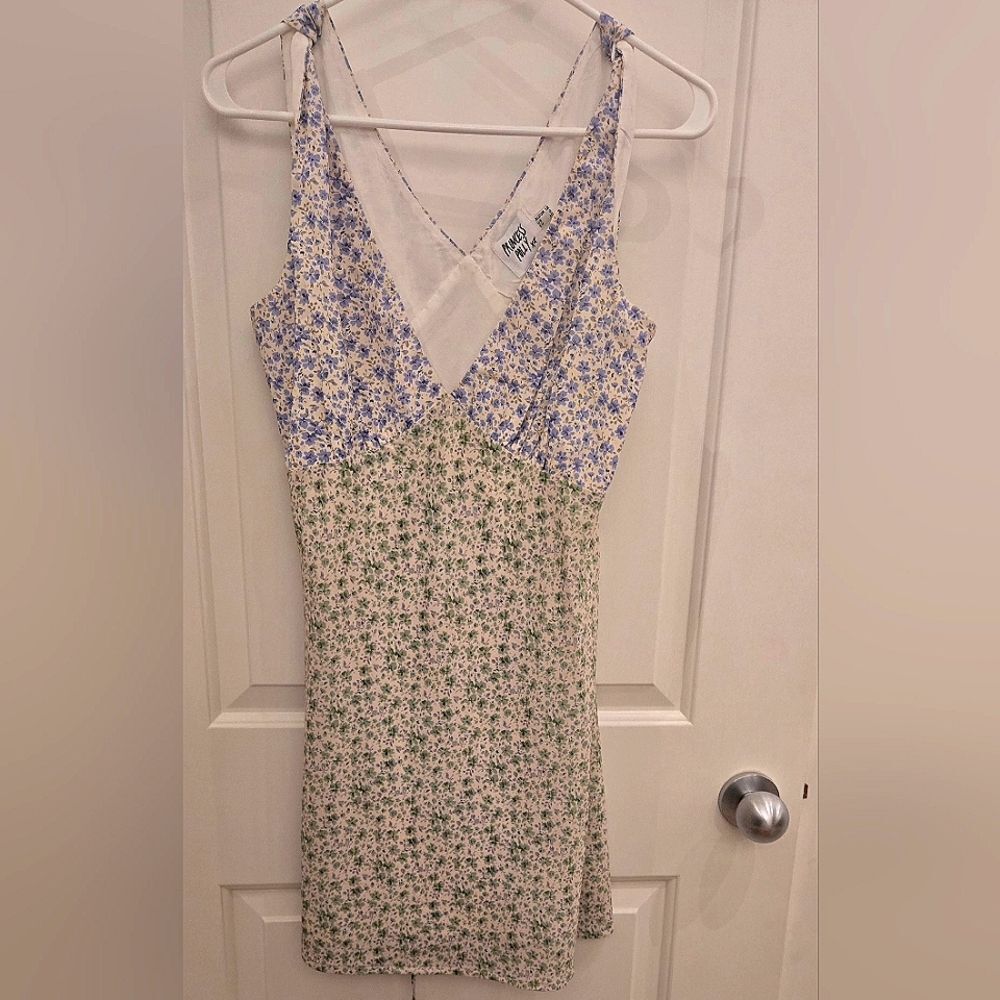 Princess Polly V-Neck Summer Mini Dress